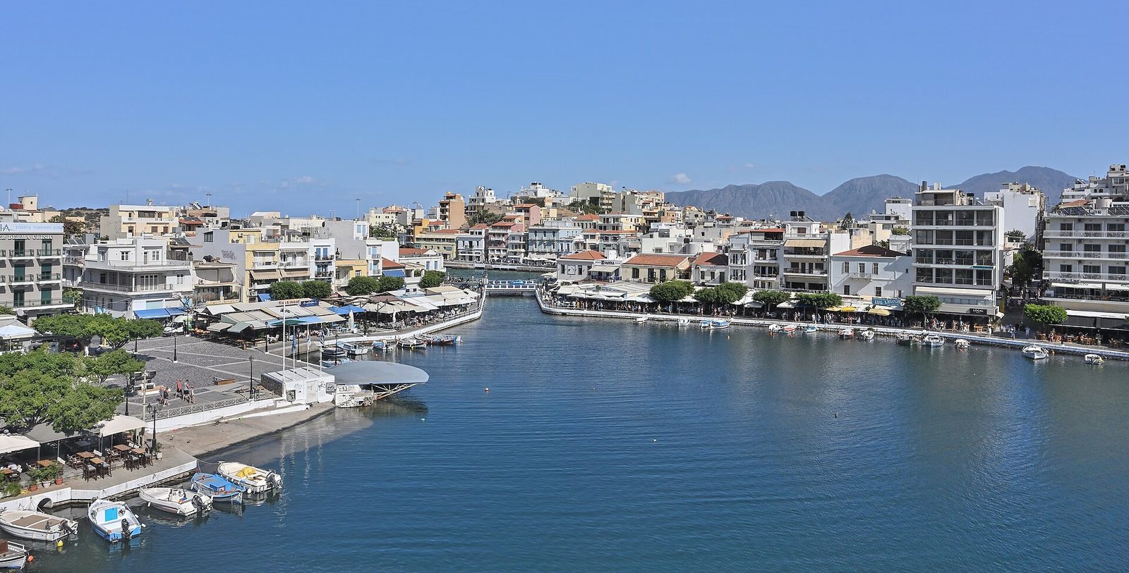 Hamnen i Agios Nikolaos